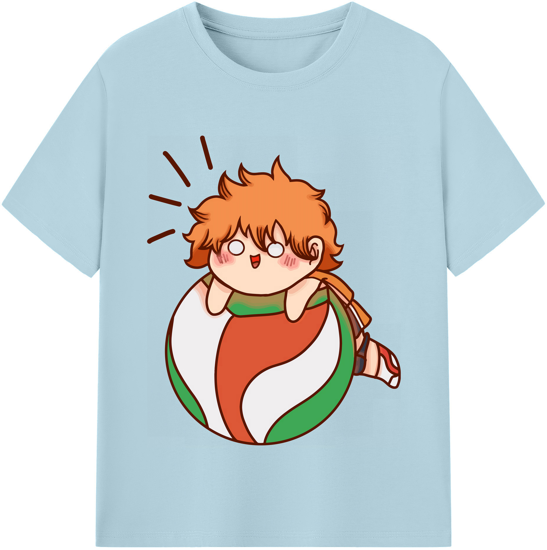 （画像用） ハイキュー!! Haikyu!! 綿100％半袖Tシャツ（フロントプリント）